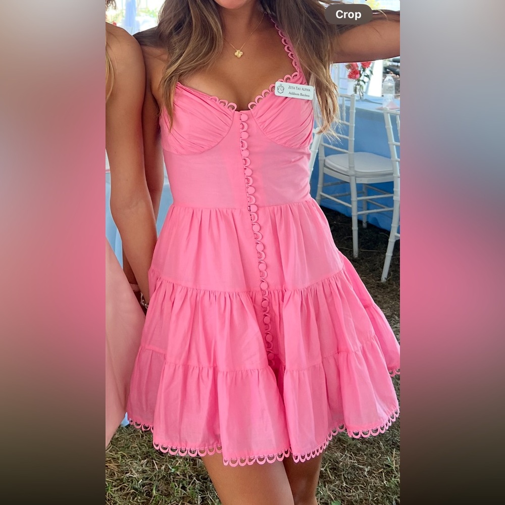 Charo Ruiz Fuchsia Mini Dress - Picture 3 of 3